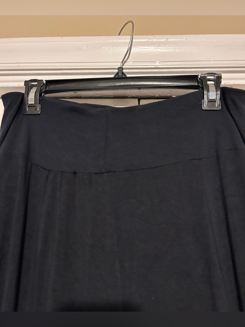 Classic Black Flowing Maxi Skirt - Picture 2 of 2